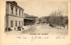 Marseille - La Gare à Marseille