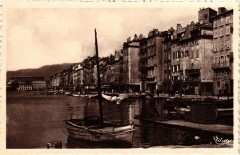 Var Toulon Vue générale du Quai voiler à Toulon