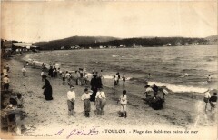 Toulon Plages des Sablettes bains de mer à Toulon