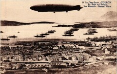 Toulon La Rade et l'Escadre-Vue générale à Toulon