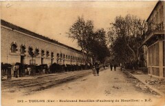 Toulon Boulevard Bazailles, Faubourg du Mourillon à Toulon