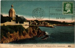 Toulon Mourillon-Pointe de la Mitre et le Fort Saint-Louis à Toulon