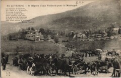 Depart d'une Vacherie pour la Montange