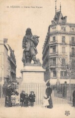 Beziers - Statue Paul Riquet à Béziers