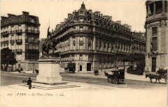 Carte postale ancienne La Place d'Iéna
                                                                     à Paris 16e
                                