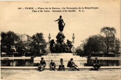 Paris 11e Paris-Place de la Nation-Le Triomphe de la Republique -
																					75011 Paris 11e
																			