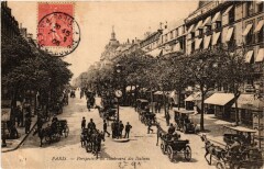 Paris 9e - Perspective du Boulevard des Italiens à Paris 9e