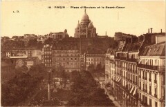 Paris 9e - Place d'Anvers et la Sacre-Coeur à Paris 9e