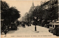 Paris 9e - Perspective du Boulevard à Paris 9e