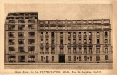Siege Social de la Participation - Rue de Londres