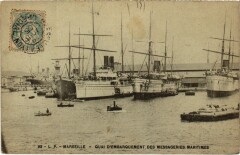 Marseille - Quai D'Embarquement des Messageries Maritimes à Marseille