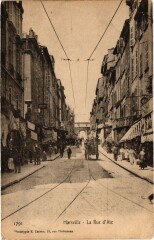Marseille - La Rue d'Aix à Marseille
