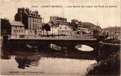 Saint-Brieuc Quais du Légué au Pont de Pierre à Saint-Brieuc