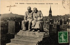 Carte postale ancienne Square du Père-Lachaise - Le Déclin
                                                                     à Paris 20e
                                