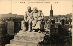 Carte postale ancienne Square du Père-Lachaise - Le Déclin
                                                                     à Paris 20e
                                