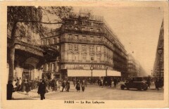 Paris 9e - La Rue Lafayette à Paris 9e