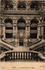 Paris 9e - Le Grand Escalier de l'Opera à Paris 9e