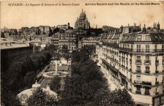 Paris 9e - Le Square d'Anvers et le Sacre-Coeur à Paris 9e