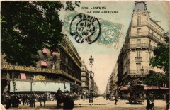 Paris 9e - La Rue Lafayette à Paris 9e