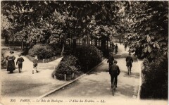 Le Bois de Boulogne - L'Allée des Erables à Neuilly-sur-Seine