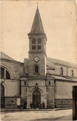Carte postale ancienne Eglise de Passy
                                                                     à Paris 16e
                                