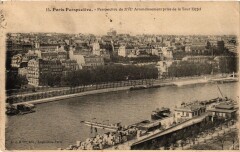 Perspective du XVIe Arrondissement prise de la Tour Eiffel à Paris 7e
