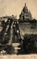 Le Funiculaire et le Sacré-Coeur à Paris 18e