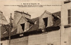 Carte postale ancienne Rue de la Chapelle, 28
                                                                     à Paris 18e
                                