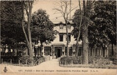 Bois de Boulogne - Restaurant du Pavillon Royal à Paris 16e