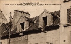 Carte postale ancienne Rue de la Chapelle, 28
                                                                     à Paris 18e
                                