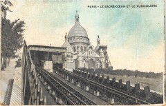 Le Sacré-Coeur et le Funiculaire à Paris 18e