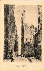 Rue des Abbesses à Paris 18e