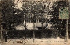 Carte postale ancienne Bois de Boulogne - Chalet du Touring
                                                                     à Paris 16e
                                