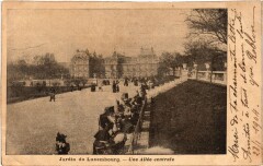 Paris 6e Paris-Jardin du Luxembourg-Une allée centrale à Paris 6e