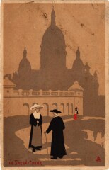 Carte postale ancienne Le Sacré-Coeur
                                                                     à Paris 18e
                                