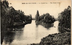 Bois de Boulogne - Le Grand Lac à Paris 16e