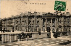 Paris 5e-L'Ecole de Droit -
																					75005 Paris 5e
																			