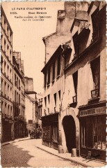 Carte postale ancienne Rue Broca - Vieille maison de l'ancienne rue de Lourcine
                                                                     à Paris 5e
                                