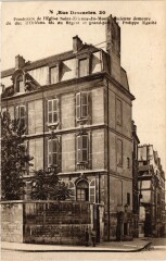 Paris 5e-Rue Descartes-Presbytére de l'Eglise Saint-Etienne du Mont -
																					75005 Paris 5e
																			