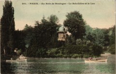 Au Bois de Boulogne - Le Belvédère et le Lac à Paris