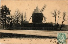 Carte postale ancienne Bois de Boulogne - Moulin de Longchamp
                                                                     à Paris 16e
                                