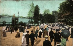 Carte postale ancienne Jardin d'Acclimatation - L'Allée Principale
                                                                     à Neuilly-sur-Seine
                                