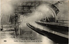 Paris 5e-Crue de la Seine-La gare Saint-Michel envahie par les eaux -
																					75005 Paris 5e
																			
