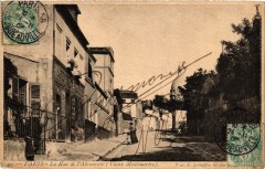 Carte postale ancienne La Rue de l'Abreuvoir (Vieux Montmartre)
																	 à Paris 18e
								