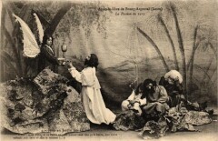 Amiesle libre de Bourg-Argental - La Passion en 1913 .. à Bourg-Argental