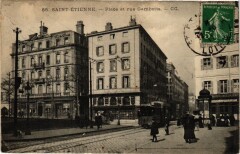 Saint-Etienne-Place et rue Gambetta -
													42 Loire
												