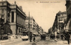 Marseille - La Cannebiere à Marseille