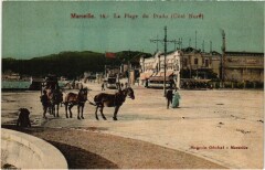 Marseille - La Plage du Prado à Marseille