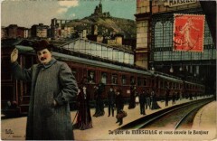 Marseille - Je pars de Marseille et vous envoie le Bonjour à Marseille