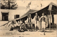 Marseille - Expo Coloniale Types Tunisiens à Marseille